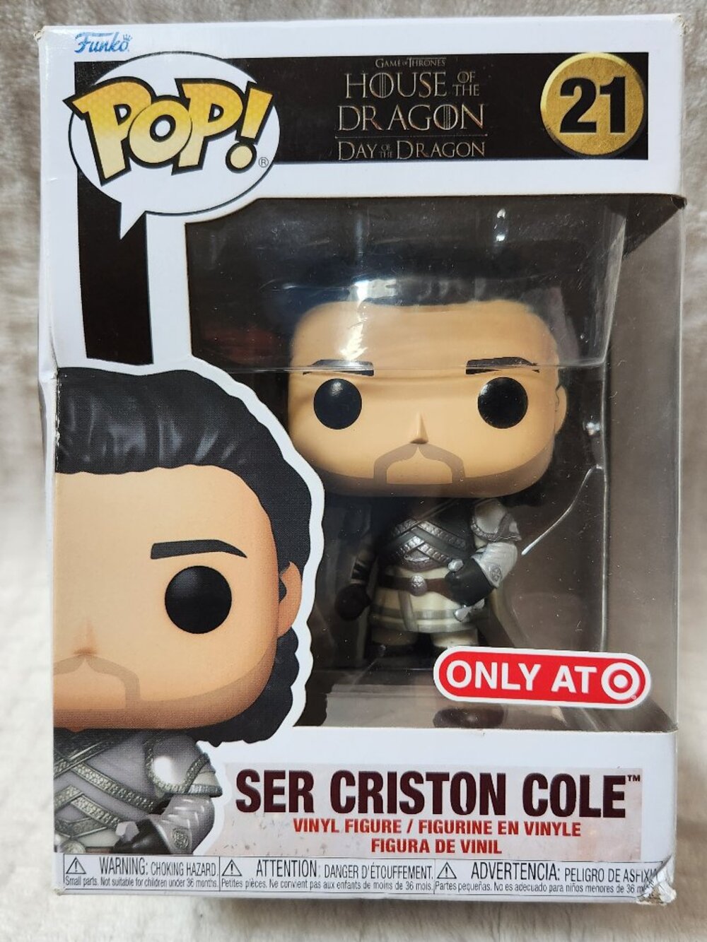FUNKO POP!  SIR CRISTON COLE House of Dragon #21 - NEW